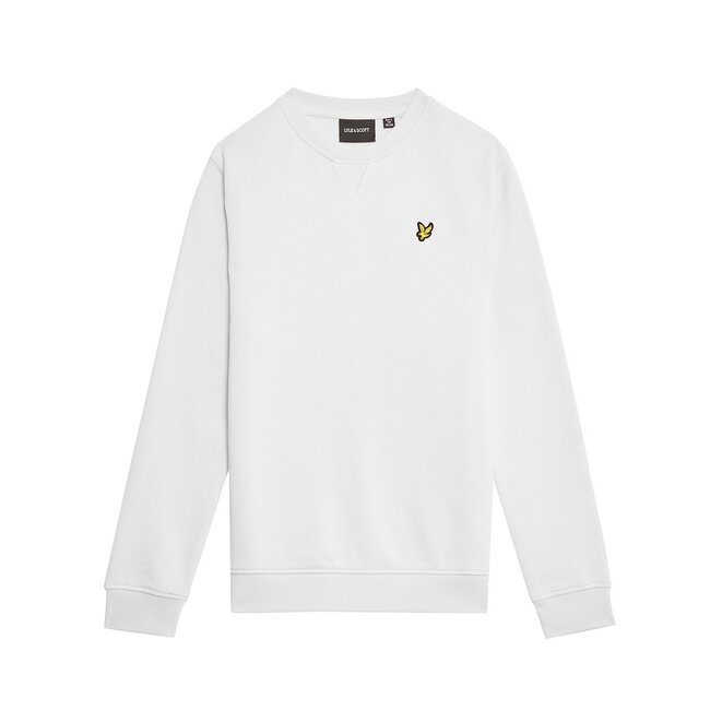 Lyle & Scott winter sweater jongens - wit