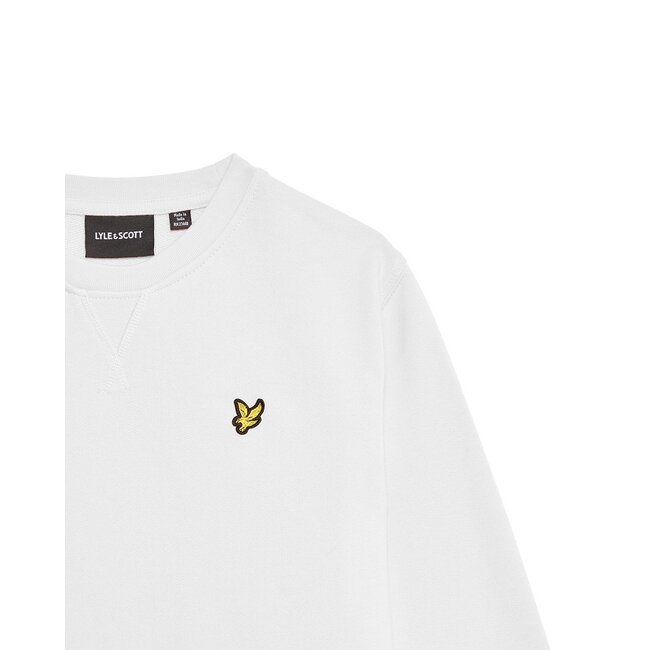 Lyle & Scott winter sweater jongens - wit