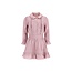 Le Chic winter jurk meisjes - roze - Swanta - silky, ruffle