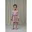 Le Chic winter jurk meisjes - roze - Swanta - silky, ruffle