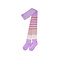 NoNo winter colorblocking maillot meisjes - paars - Rachel - gestreept
