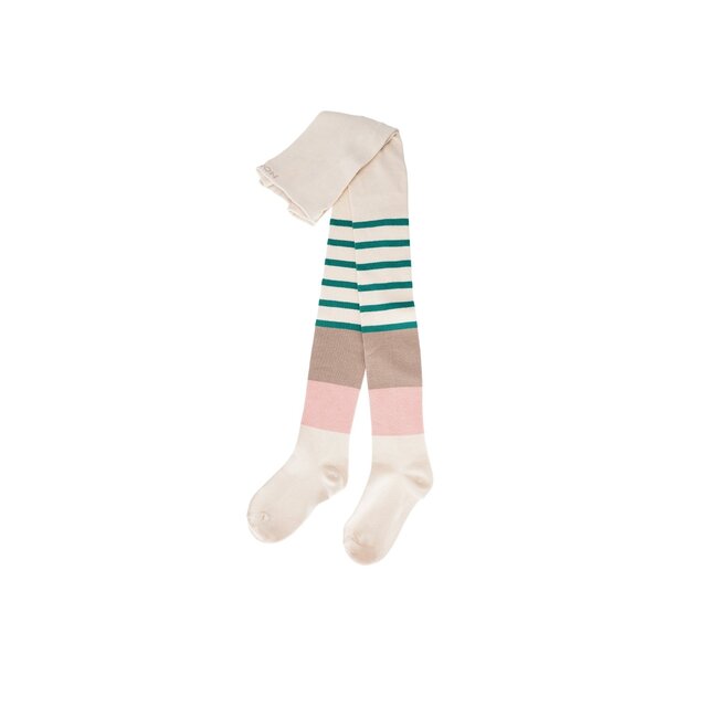 NoNo winter colorblocking maillot meisjes - zand - Rachel - gestreept