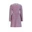 NoNo winter velvet jersey jurk meisjes - blauw - Maxim - AOP rib