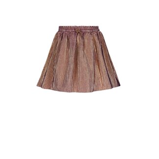 NoNo winter plisse rok meisjes - paars - Nele - metallic