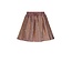 NoNo winter plisse rok meisjes - paars - Nele - metallic