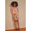 NoNo winter plisse rok meisjes - paars - Nele - metallic