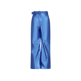 NoNo winter nep leren wide leg broek meisjes - blauw - Simona