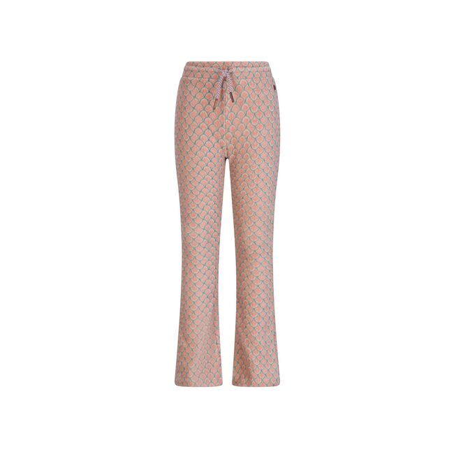 NoNo winter velvet flare broek meisjes - groen - Sady - AOP, rib