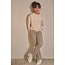 NoNo winter jersey flare broek meisjes - wit - Sady - AOP, rib