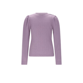 NoNo winter jersey t-shirt meisjes - groen - Kiva - gebreid
