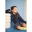 NoNo winter jersey t-shirt meisjes - navy blauw - Kiva - gebreid