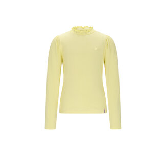 NoNo winter jersey t-shirt meisjes - geel - Koss - rib, ecovero