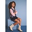 NoNo winter jersey t-shirt meisjes - roze - Koss - ecovero, rib