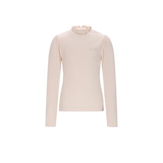 NoNo winter jersey t-shirt meisjes - wit - Koss - ecovero, rib