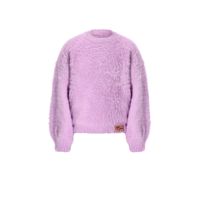 NoNo winter sweater meisjes - paars - Kate - gebreid, zacht, fluffy