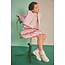NoNo winter stepped jas meisjes - paars - Doris - bont