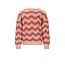 NoNo winter sweater meisjes - roze - Kessy - waivy patroon
