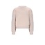 NoNo winter sweater meisjes - wit - Konono - vevet contrast mouwen