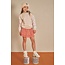 NoNo winter sweater meisjes - wit - Konono - vevet contrast mouwen