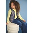 NoNo winter gilet meisjes - navy blauw - Katya - omkeerbaar