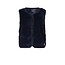 NoNo winter gilet meisjes - navy blauw - Katya - omkeerbaar