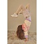 NoNo winter sweater meisjes - paars - Kendra - flully, gestreept