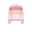 NoNo winter sweater meisjes - paars - Kendra - flully, gestreept