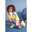 NoNo winter sweater meisjes - wit - Kendra - fluffy, gestreept
