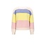 NoNo winter sweater meisjes - wit - Kendra - fluffy, gestreept