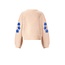 NoNo winter sweater meisjes - wit - Kem - gebreid, bloem borduursel