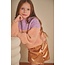 NoNo winter sweater meisjes - oranje - Kem - gebreid, colorblock