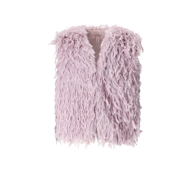 NoNo winter gilet meisjes - paars - Kath - fur