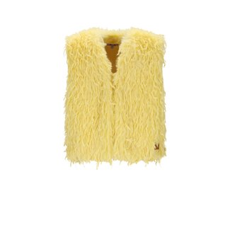NoNo winter gilet meisjes - geel - Kath - fur