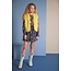 NoNo winter gilet meisjes - geel - Kath - fur