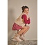NoNo winter gilet meisjes - wit - Kath - fur