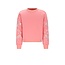 NoNo winter sweater meisjes - roze - Konono - furry, mouwprint
