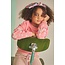 NoNo winter sweater meisjes - roze - Konono - furry, mouwprint