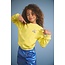 NoNo winter sweater meisjes - geel - Konono - furry, print