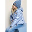 NoNo winter sjaal + muts set meisjes - bruin - Rana - chanille, gebreid, animal