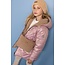NoNo winter sjaal + muts set meisjes - blauw - Rana - chanille, gebreid