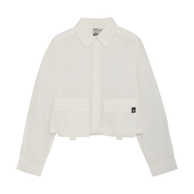 Indian Blue Jeans Winter t-shirt meisjes - wit - cropped