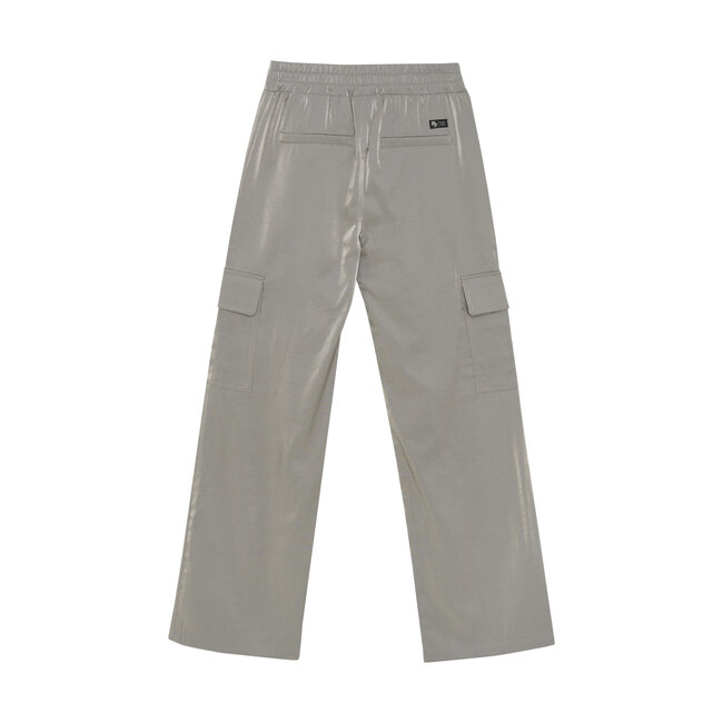 Indian Blue Jeans Winter cargo broek meisjes - grijs - wide leg/shiny