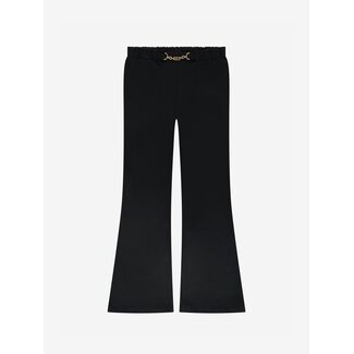 Nik&Nik winter flare broek meisjes - zwart - Sage