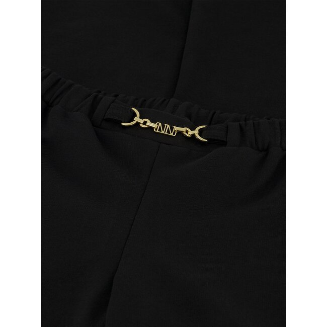 Nik&Nik winter flare broek meisjes - zwart - Sage