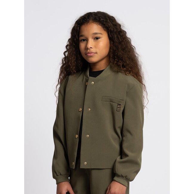 Nik&Nik winter bomberjack meisjes - groen - Eliza