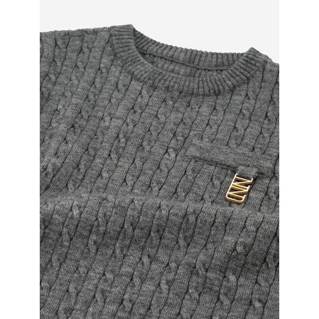 Nik&Nik winter top meisjes - grijs - Xia