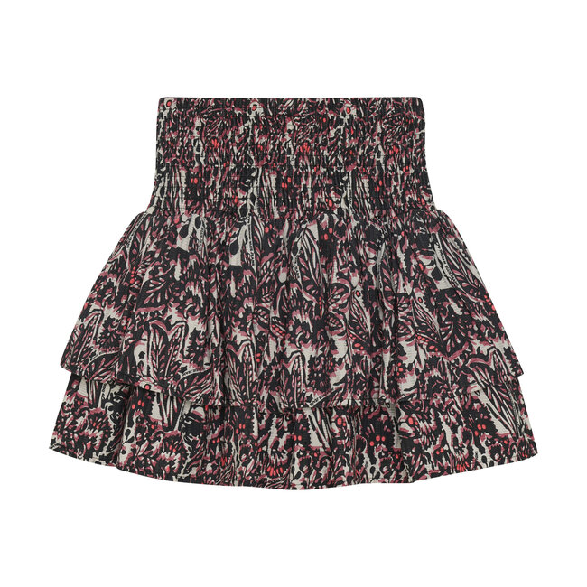 Indian Blue Jeans Winter rok meisjes - zwart - AOP