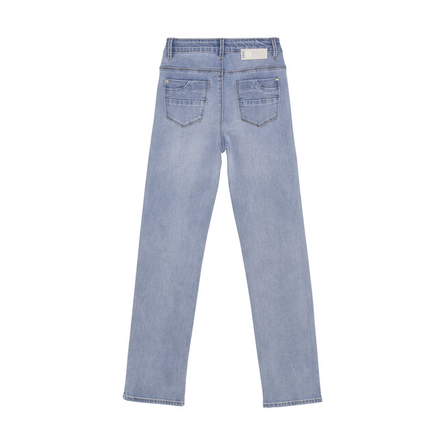 Indian Blue Jeans Winter jeansbroek meisjes - blauw - straight fit/studs
