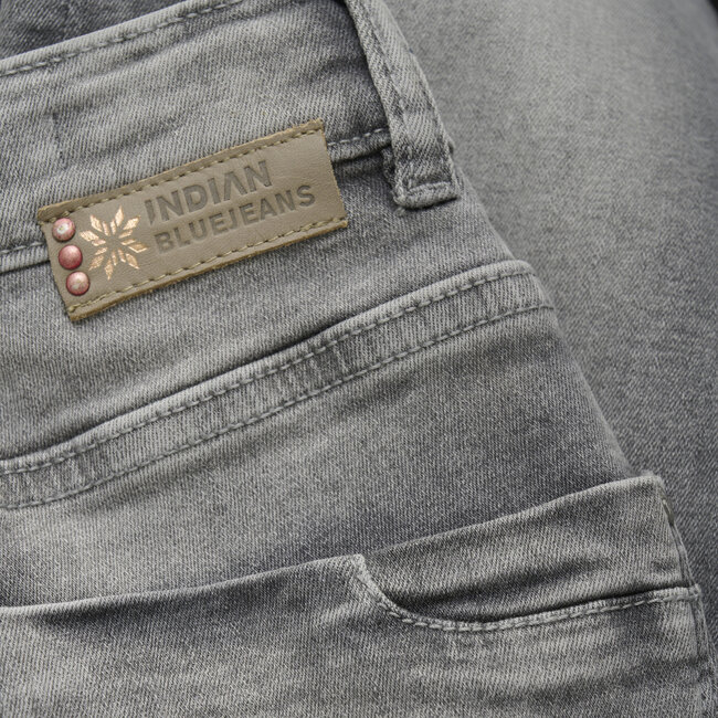 Indian Blue Jeans Winter jeansbroek meisjes - grijs - wide straight fit