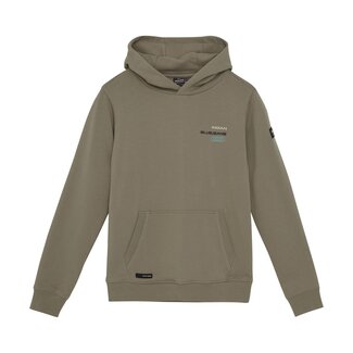 Indian Blue Jeans Winter hoodie jongens - bruin - backprint